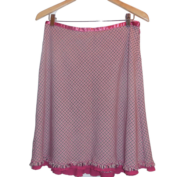 Suit Annex 8P NEW Pink Jacket Blazer Skirt Tweed - Picture 5 of 8